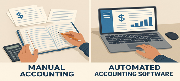 Manual Accounting V/s Automated Accounting