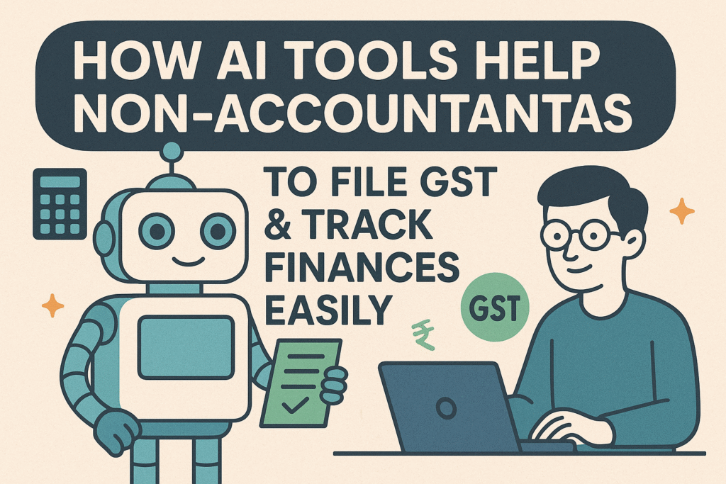 How AI Tools Help Non-Accountants To File GST & Track Finances Easily