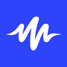 Speechify logo. A white, wavy soundwave symbol centered on a solid bright blue background.