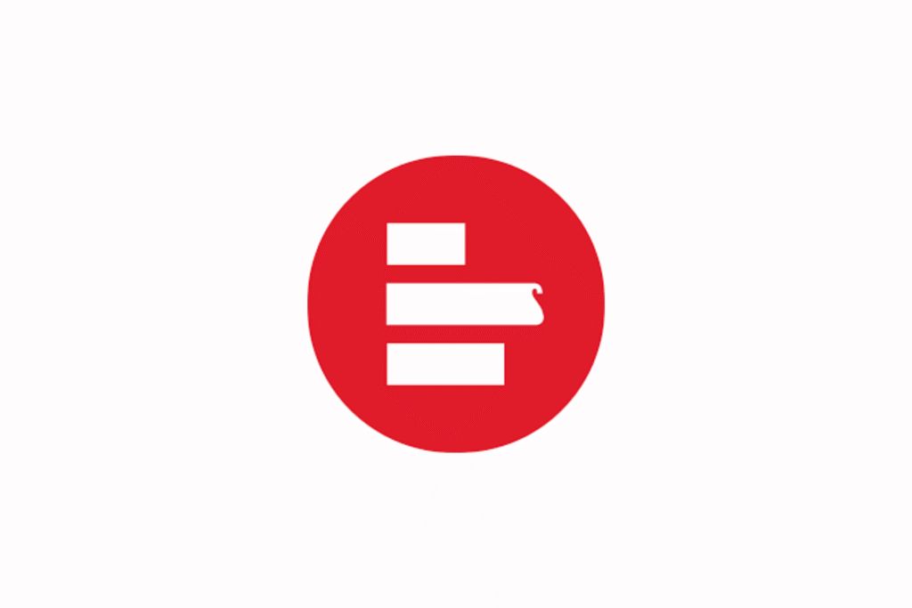 Supermetrics logo featuring a solid red circle with three white horizontal bars of varying lengths stacked inside it.