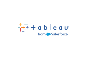 Tableau Pulse logo, featuring a stylized, upward-pointing arrow formed by layered gradient shapes, symbolizing growth, data flow, and proactive insights.