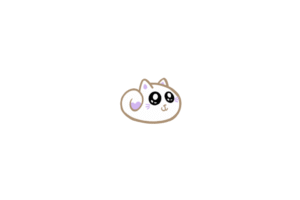 AiToEarn logo. A cute, minimalist cartoon white cat with large sparkling eyes and purple accents on its ears and tail.
