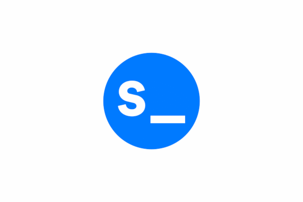 Scite.ai logo. The Scite logo featuring a white letter "S" followed by an underscore inside a vibrant blue circle.