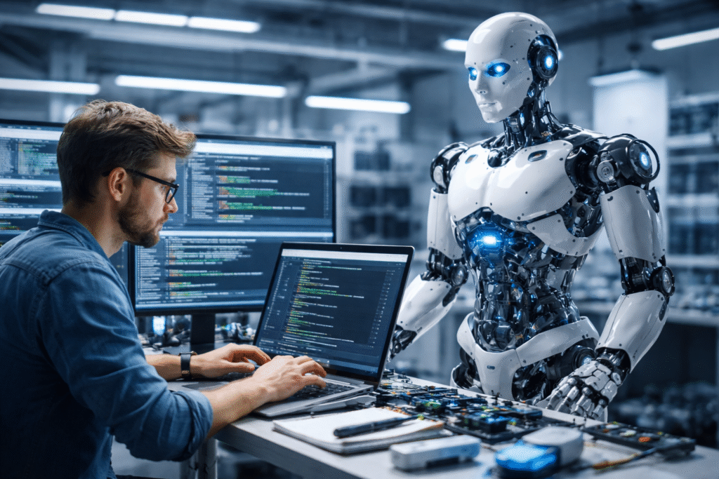 can AI robot replace humans